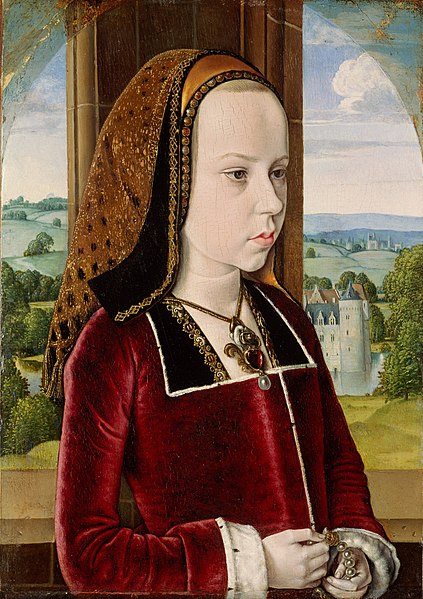 Marguerite d'Autriche, par Jean Hey (vers 1490)