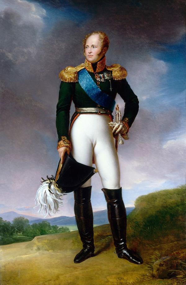 Le tsar Alexandre Ier, par François Gérard (1814)
