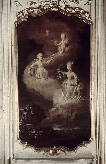 Le tableau, photographié dans la grande galerie du palais impérial de Innsbruck