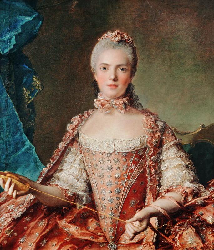Marie-Adélaïde de France, fille de Louis XV, par Jean-Marc Nattier (1756)