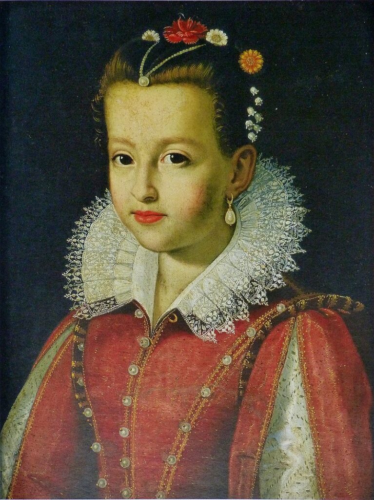 Marie de Médicis, enfant (anonyme, XVIe siècle)